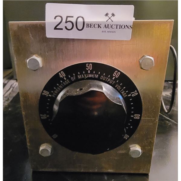Staco Variac Transformer Variable AC Output