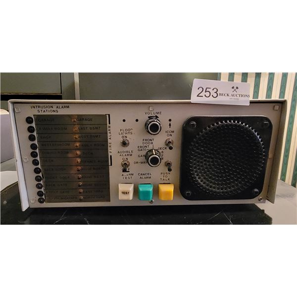 Intrusion Alarm Station