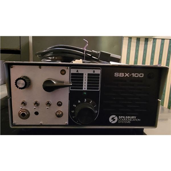 Spilsbury Communication Systems Model No: SBX-100
