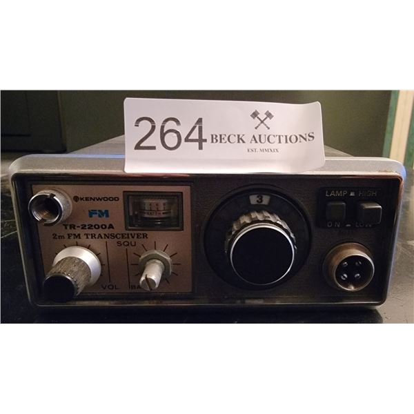 Kenwood FM Transceiver Model No: TR-2200A