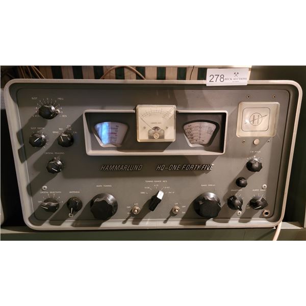 Hammarlund HQ-One Forty Five Model No- HQ-145