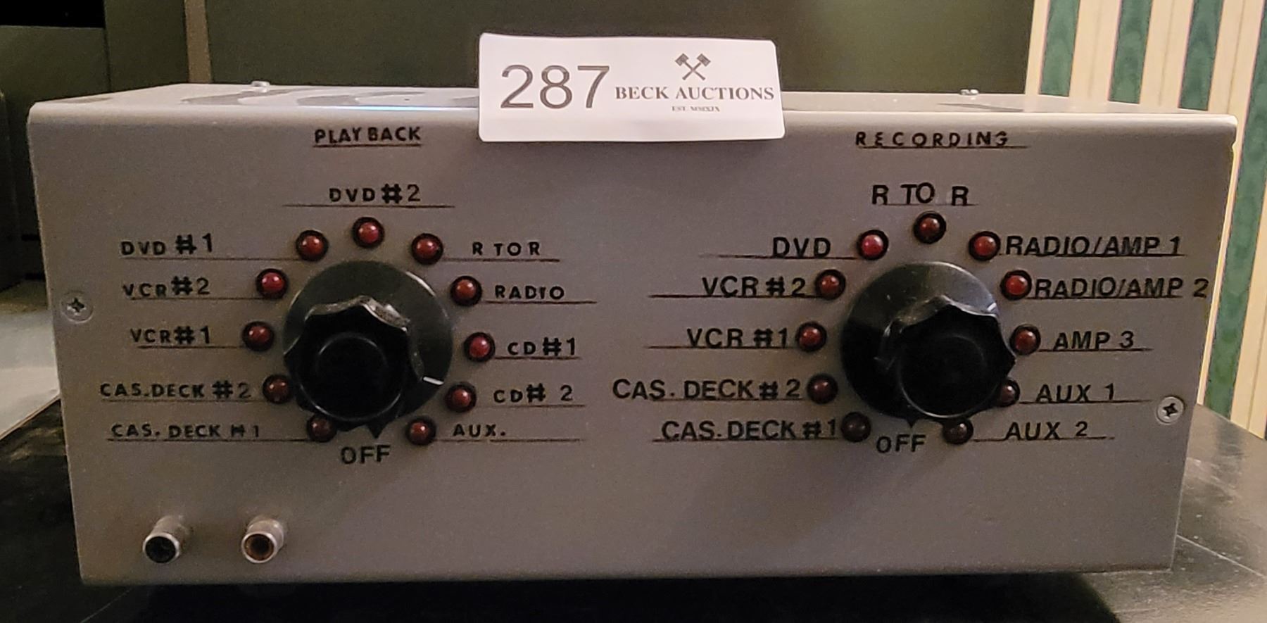 Audio Recording Unit Playback & Recording Unit - Beck Auctions Inc.
