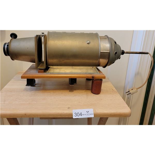 Vintage Slide Projector With Slides