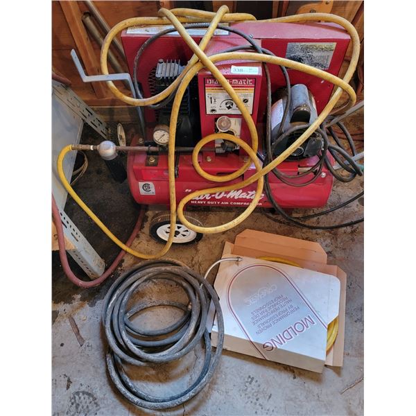 Air-O-Matic Heavy Duty Air Compressor Model No: 44A75-10