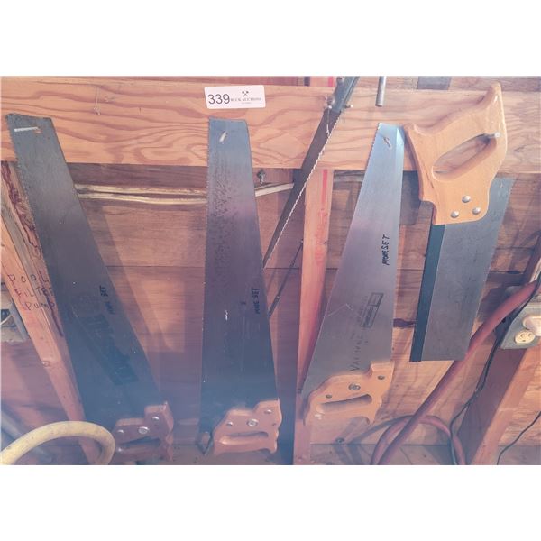 Assortment Of Hand Saws