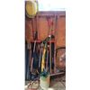 Image 1 : Assortment Of Yard Tools With Weed Eater Lite 8