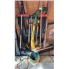 Image 2 : Assortment Of Yard Tools With Weed Eater Lite 8