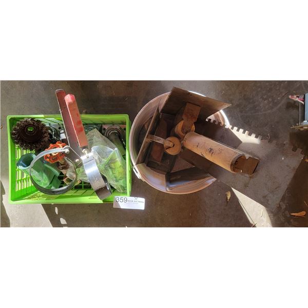 Assorted Shop Items With Assorted Trowels