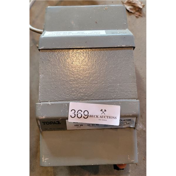 Topaz Line Noise Suppressing Ultra - Isolator Parts No: 91095 -21