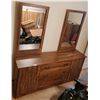 Image 2 : Long Wood Dresser With Two Mirrors
