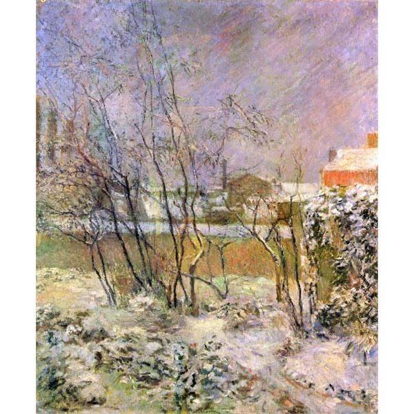 Paul Gauguin - Snow in Rue Carcel