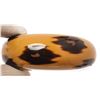 Image 8 : Hermes Light And Dark Brown Plastic Bangle