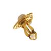 Image 7 : Chanel Gold Triangle Pearl Earrings