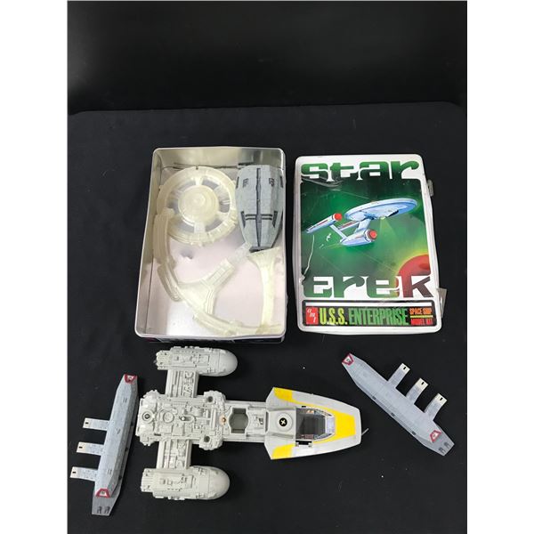 AMT 1/650 STAR TREK U.S.S. ENTERPRISE NCC-1701 SPACE SHIP COLLECTORS TIN