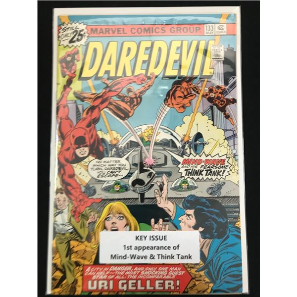 DAREDEVIL  #133 KEY ISSUE 1ST APP OF MIND-WAVE AND THINK TANK    (MARVEL COMICS)