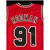 Image 2 : DENNIS RODMAN SIGNED CHICAGO BULLS JERSEY (BECKETT COA)