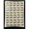 Image 1 : UNCUT SHEET OF ISLE OF MAN RAILWAYS AND TRAMWAYS POSTAGE STAMPS