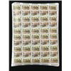 Image 1 : UNCUT SHEET OF ISLE OF MAN RAILWAYS AND TRAMWAYS POSTAGE STAMPS