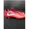 Image 1 : DAVID JOHNSON DEAL SIGNED GAME USED NIKE FOOTBALL CLEATS (PHOTO MATCH INCLUDED CARDINALS COA)