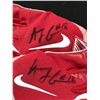 Image 2 : AJ GREEN DUAL SIGNED GAME USED FOOTBALL GLOVES  (PHOTO MATCH INCLUDED CARDINALS COA)