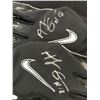 Image 2 : AJ GREEN DUAL SIGNED GAME USED FOOTBALL GLOVES  (PHOTO MATCH INCLUDED CARDINALS COA)