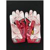 Image 3 : RICKY SEALS JONES DUAL SIGNED GAME USED FOOTBALL GLOVES  (PHOTO MATCH INCLUDED CARDINALS COA)