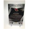 Image 2 : SIGNED 2021 PANINI BLACK RONDALE MOORE RC NO. RSM-RM PATCH CARD 04/99