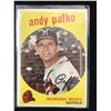 Image 1 : 1959 TOPPS BASEBALL ANDY PAFKO