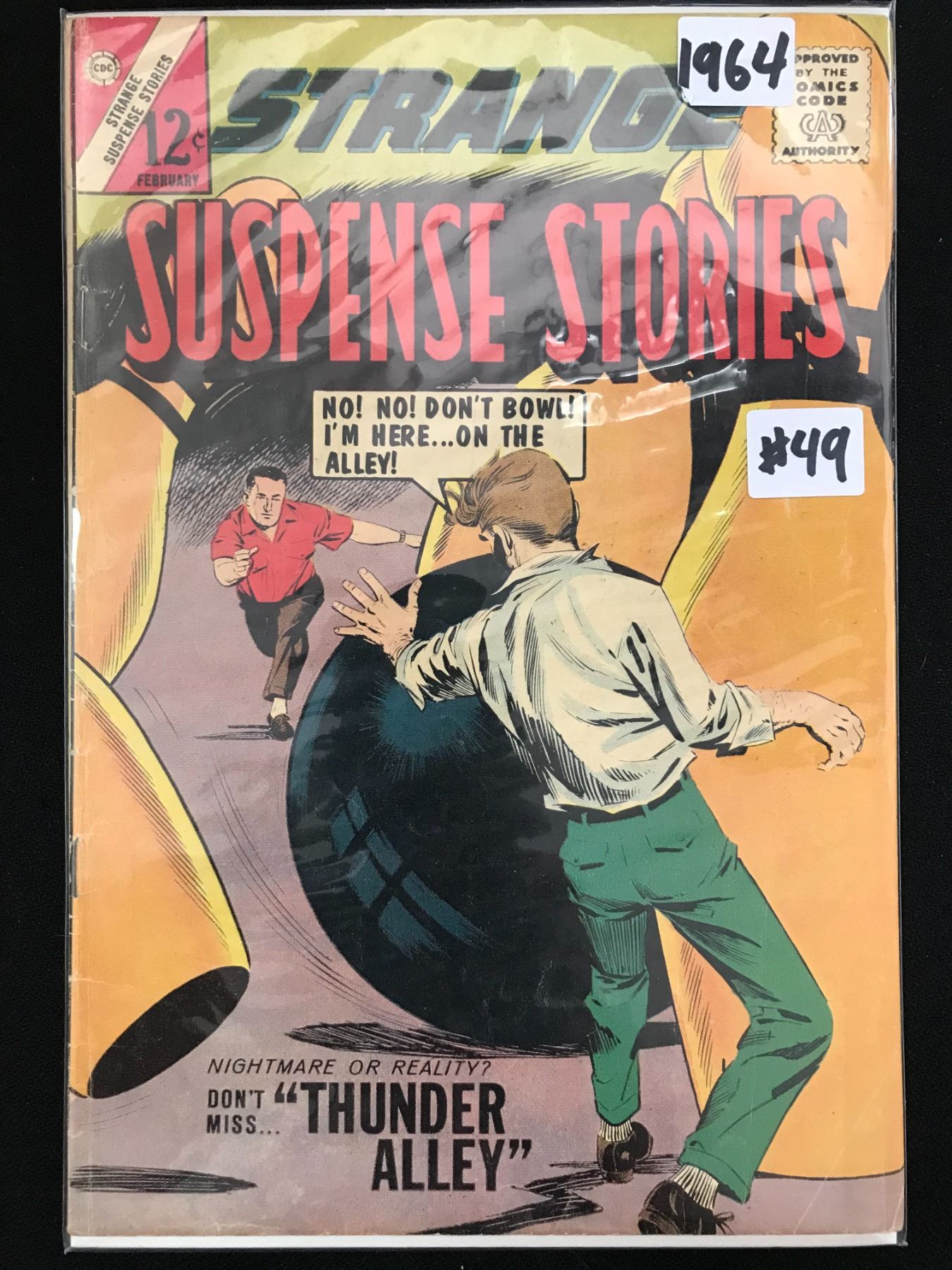 1964 CDC COMICS STRANGE SUSPENSE STORIES NO. 49