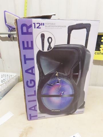 Purple Sylvania Tailgate Speaker Discount Sylvania Speaker Sale