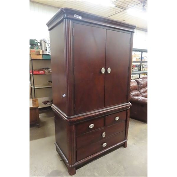 Large Solid Wood Armoire 26 X 45 X 80 Large solid wood armoire 26 x 45 x 80