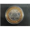 Image 2 : Las Vegas 4 Queens Casino $10 Gaming Token- .999 Silver