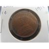 Image 3 : (5) 1918 Canada Large 1 cent Pennies