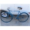 Image 1 : Vintage Blue Cruiser Bike - Needs Tires - Great Garden Décor