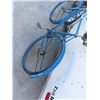 Image 3 : Vintage Blue Cruiser Bike - Needs Tires - Great Garden Décor