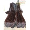 Image 1 : Vintage Mink Coat - Sz Woman's Large? Made in Maritimes - Has Monogram