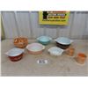 Image 1 : Assorted Pyrex + Fire King ; Mugs, Bowls, Casserole Dishes