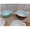 Image 3 : Assorted Pyrex + Fire King ; Mugs, Bowls, Casserole Dishes