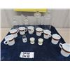 Image 1 : 8 Pyrex Mugs, Glass Canisters, 2 Egg Cups