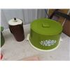 Image 2 : Plastic Kitchen Ware ; Juice Jugs, Cake Dome, Melmac Bowls, Tupperware