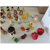 Image 2 : Assorted Salt + Pepper Shakers ; Beans, Cows, Pigs, Cute Animal Egg Cups