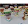 Image 7 : Assorted Salt + Pepper Shakers ; Beans, Cows, Pigs, Cute Animal Egg Cups