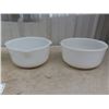 Image 2 : 3 Milk Glass Sunbeam Mixer Glass Bake, Mixing Bowls, Yellow Sunbeam Bowl