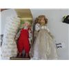 Image 1 : 2 Vintage Dolls - Ashton Drake Boxes Boy Doll 13" & Wedding Dress Doll 16" 