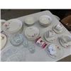 Image 3 : Assorted Dishes ; Plates, Bowls, Cups + Saucers, Serving Trays, Relish Dish, 