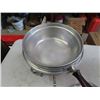 Image 8 : Aluminum Fondu, Ice Bucket, Tray, Jell-O Molds, Serving Dish, Sifter