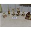 Image 1 : Assorted Vintage Trophies ; 5 Curling + 1 Bowling