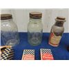 Image 3 : Assorted Medical Bottles ; Blue Poison Bottle No Skull, Cough Medicine,