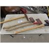 Image 1 : Splitting Maul, 2 Axes, Railroad Sledge Hammer 