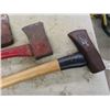 Image 2 : Splitting Maul, 2 Axes, Railroad Sledge Hammer 